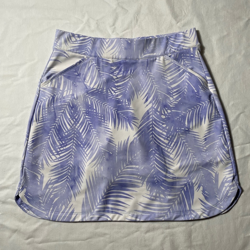 Peter Millar tropical Palm Performance Athletic golf Tennis Skort Women Sz S - Picture 1 of 6